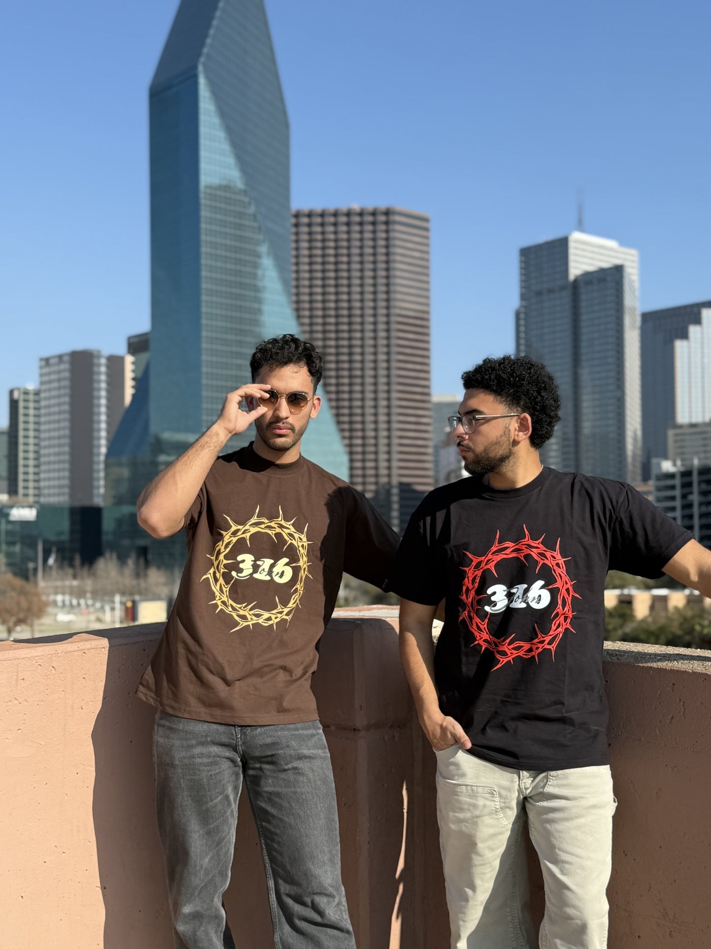 John 316 Tee - Brown
