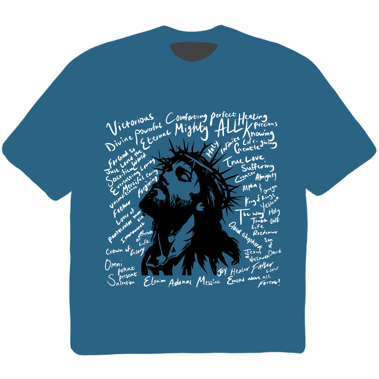 Words of Description Tee - Blue