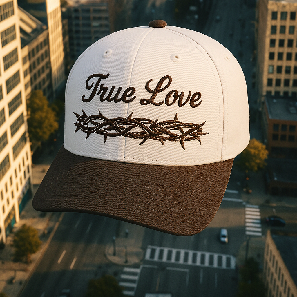 True Love Embroidered Hat W/B