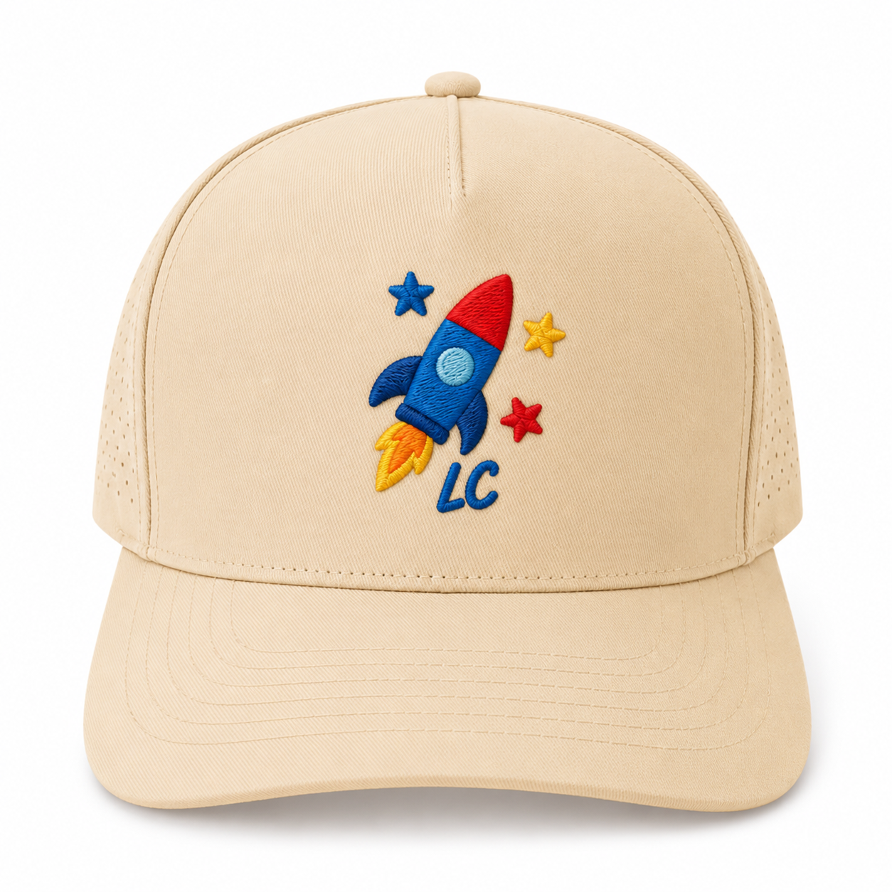 Cream Rocket Hat