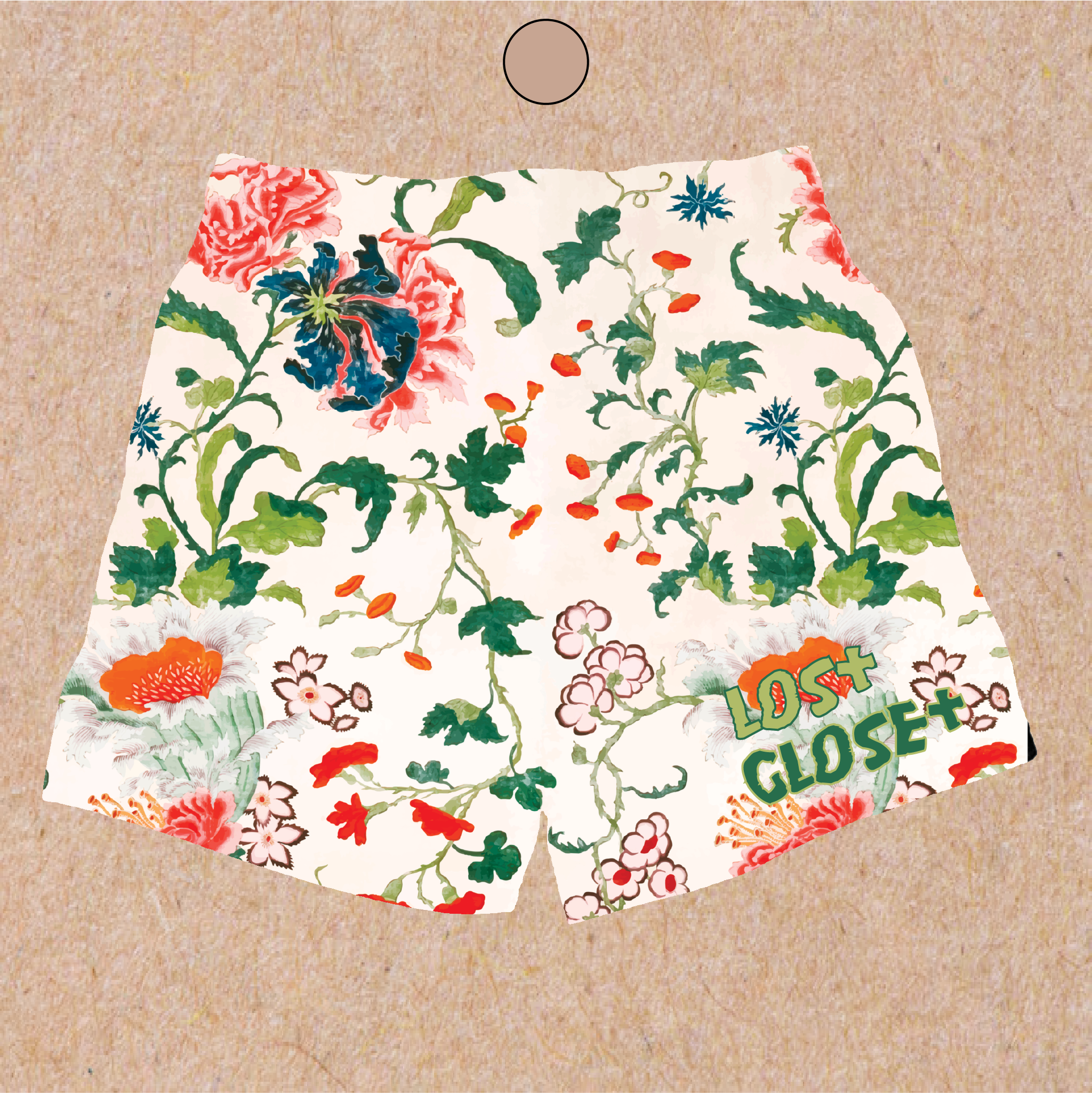 Mesh Shorts - Floral Bliss