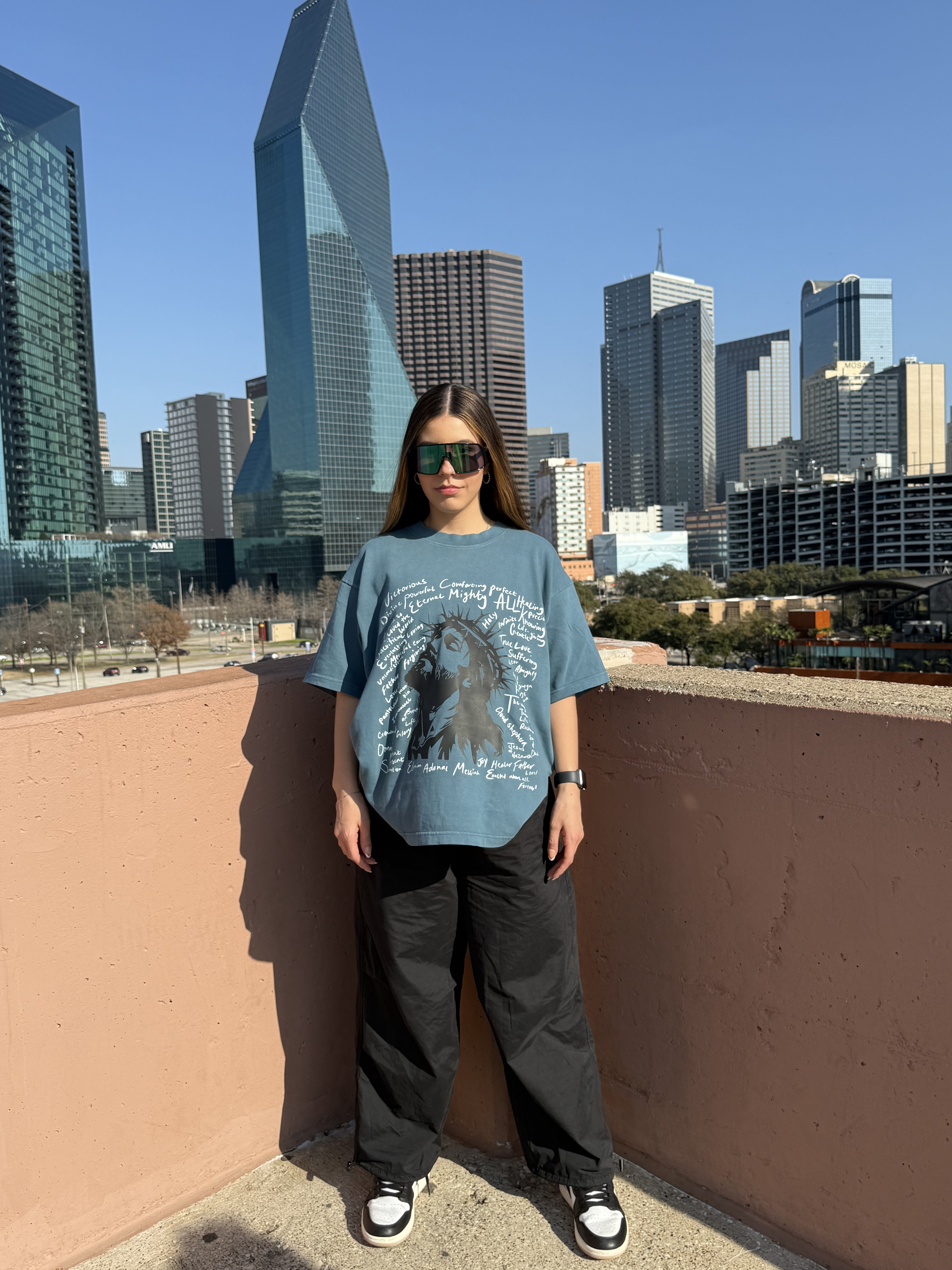 Words of Description Tee - Blue