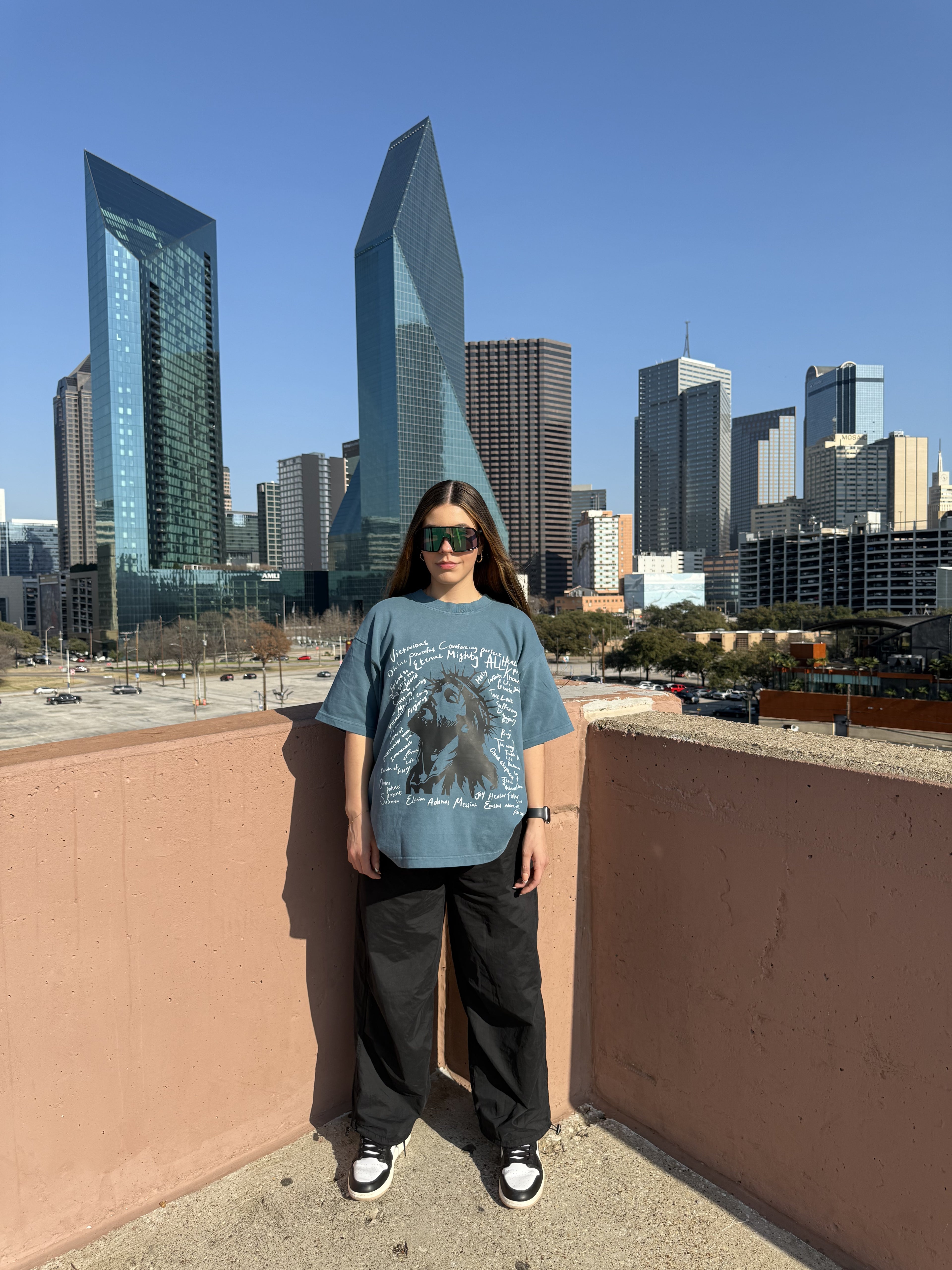 Words of Description Tee - Blue