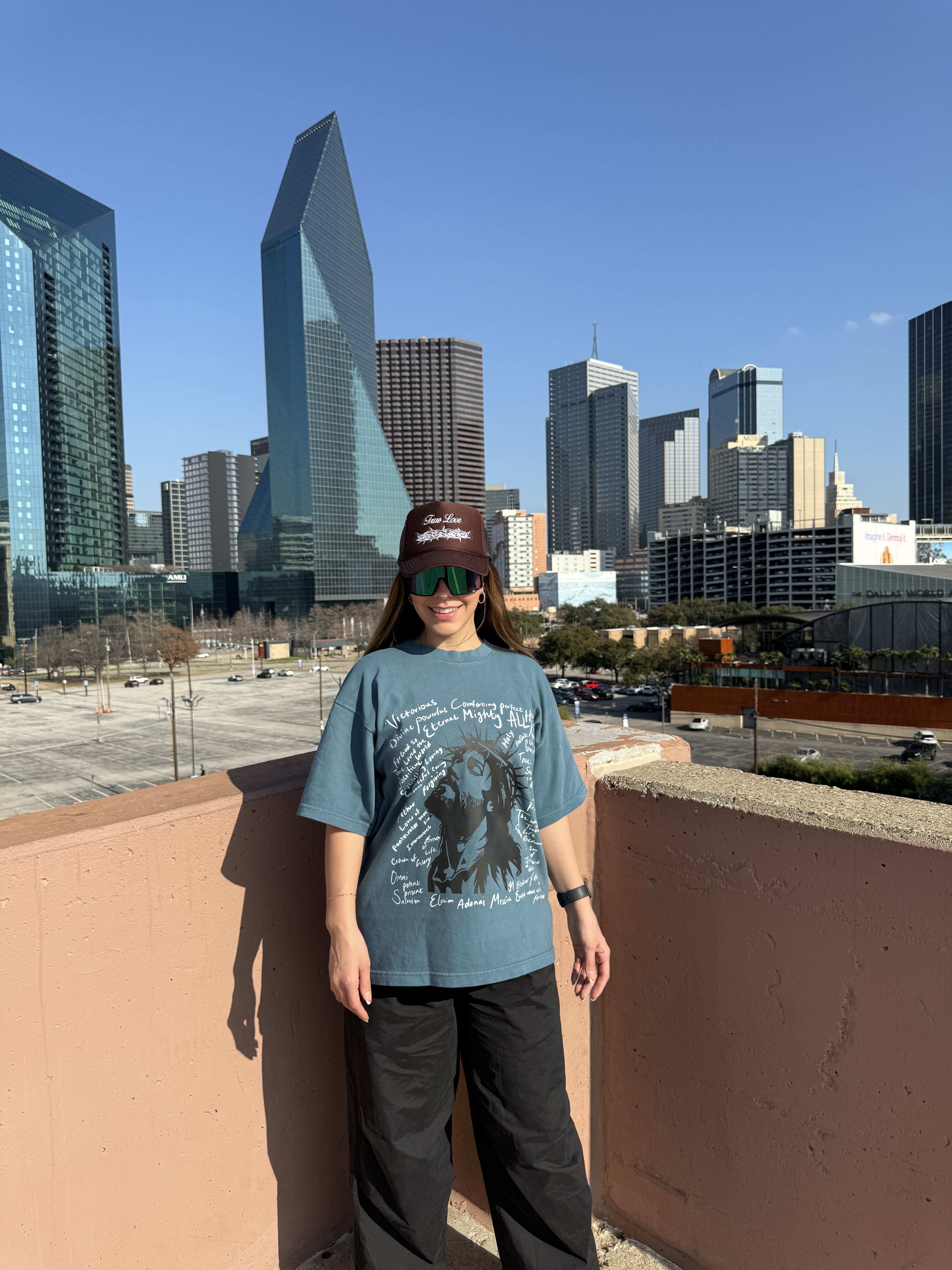 Words of Description Tee - Blue