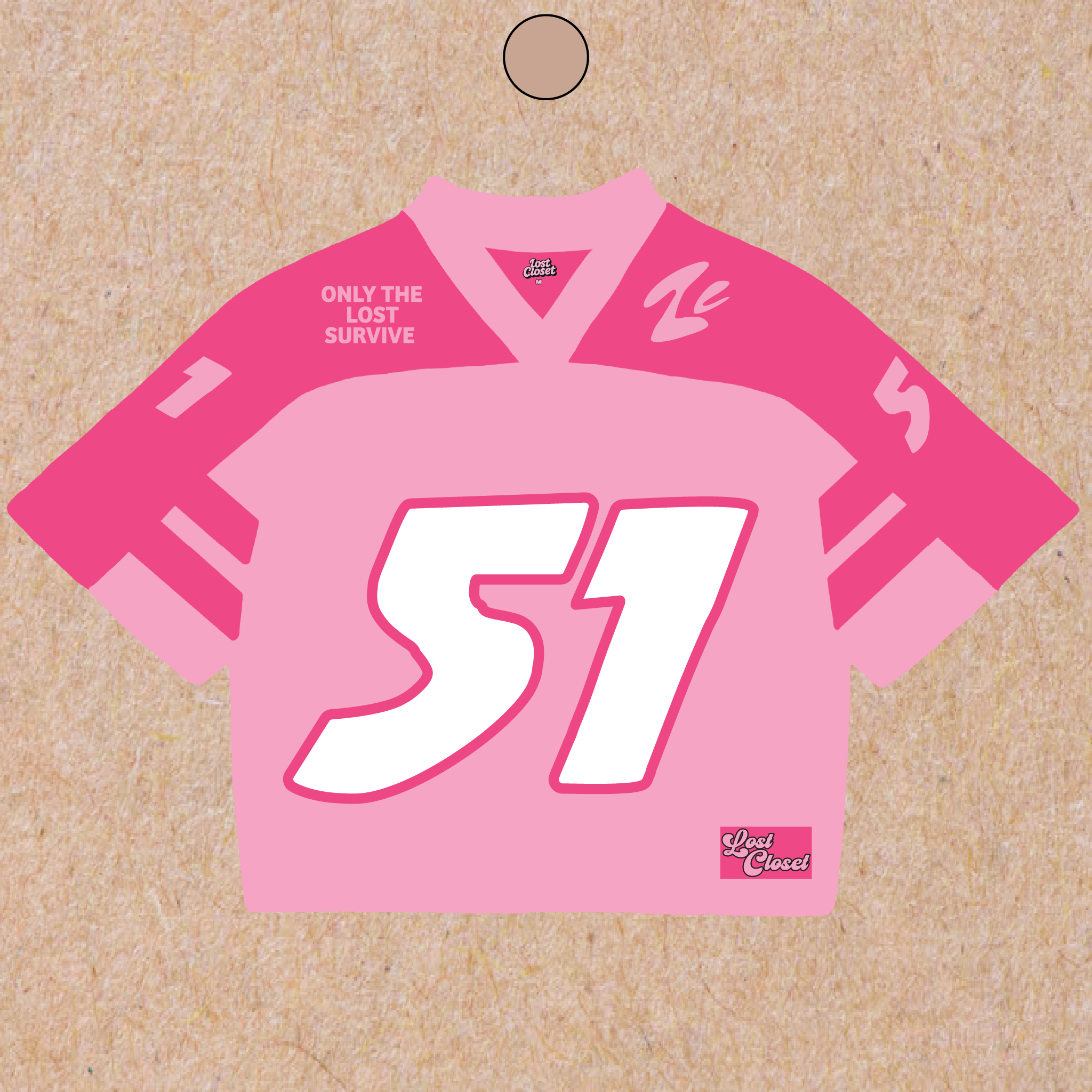 Oversized Jersey - Survivor's Pink