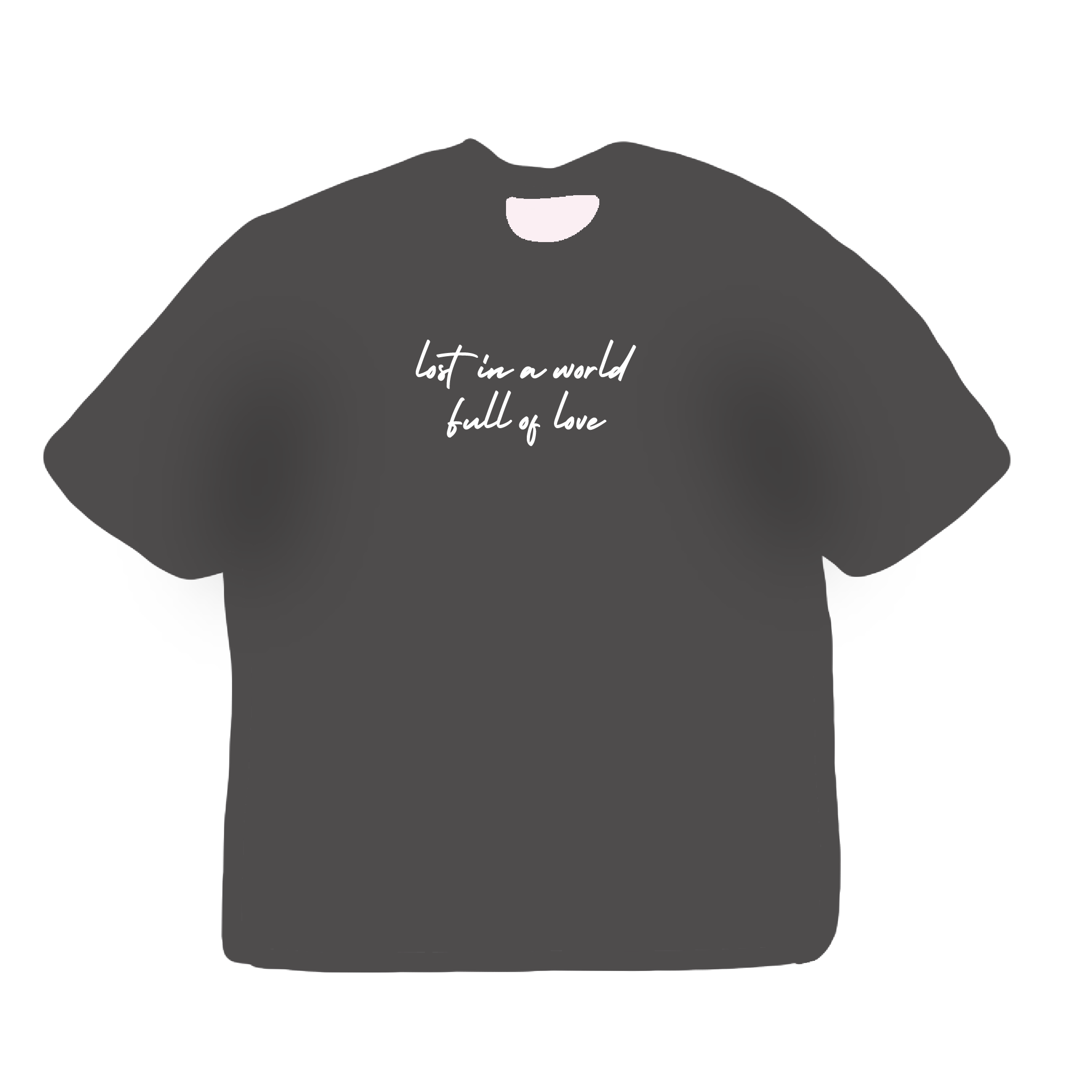 Lost in a world full of love Oversized Tee
