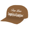 True Love Embroidered Hat - Brown