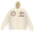 True Love Zip-Up - Cream