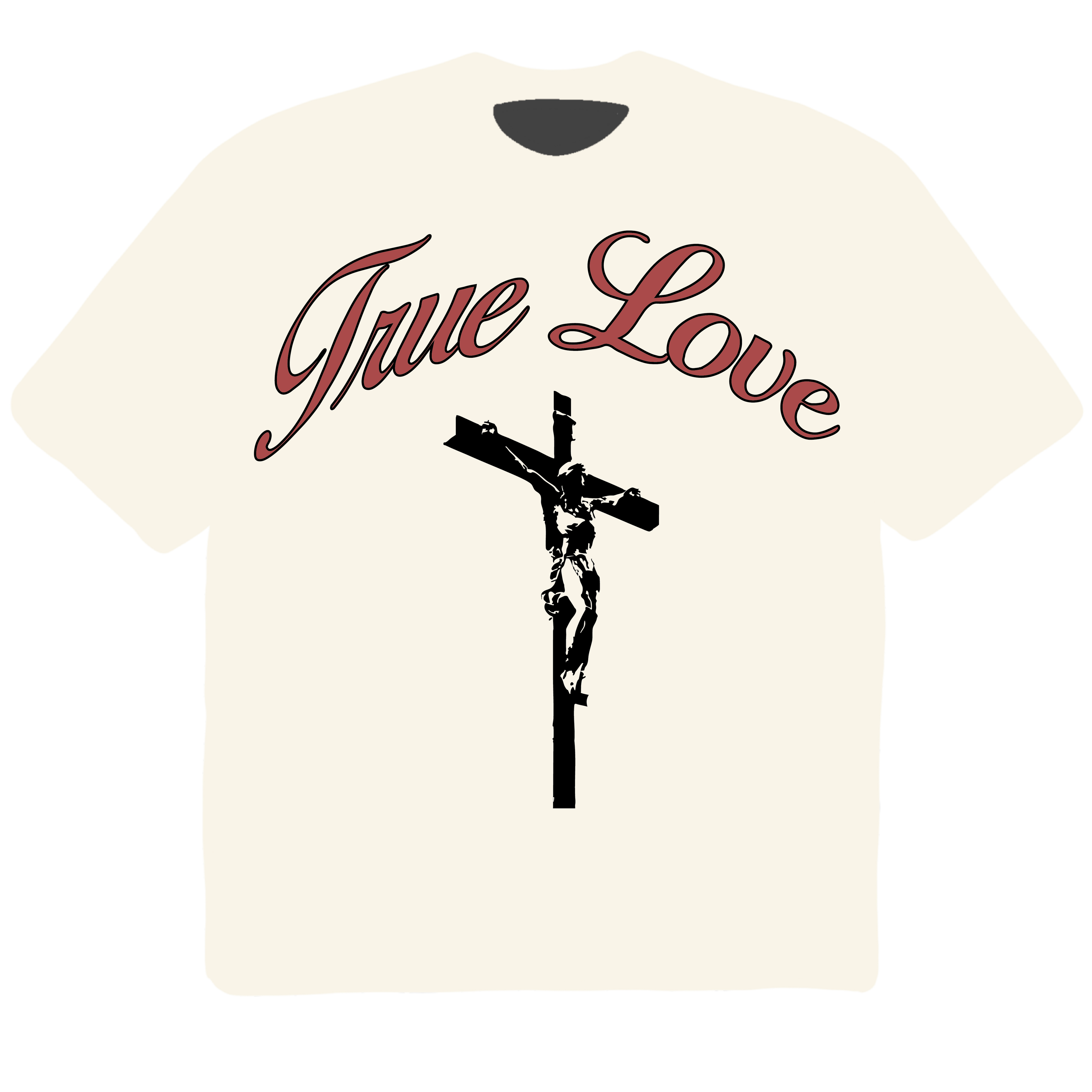 True Love Tee - Cream