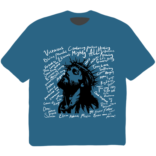 Words of Description Tee - Blue